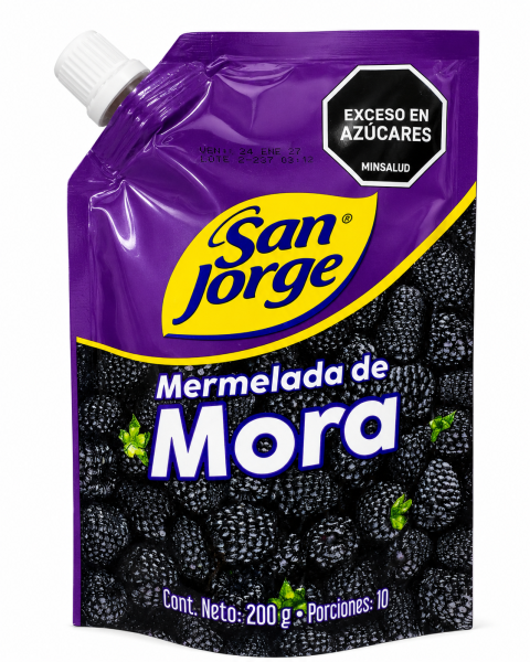 MERMELADA DE MORA DOYPACK 200gr SAN JORGE